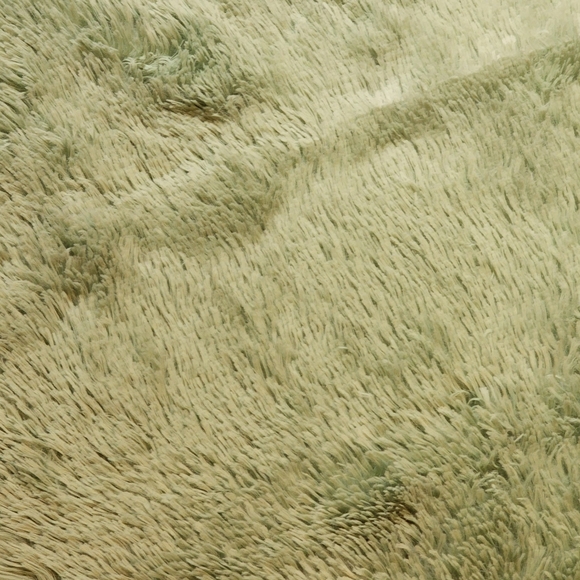 NWOT Mint Green Faux Fur Area Rug 36"x60" Very Lightweight Machine Washable!! - Picture 2 of 8